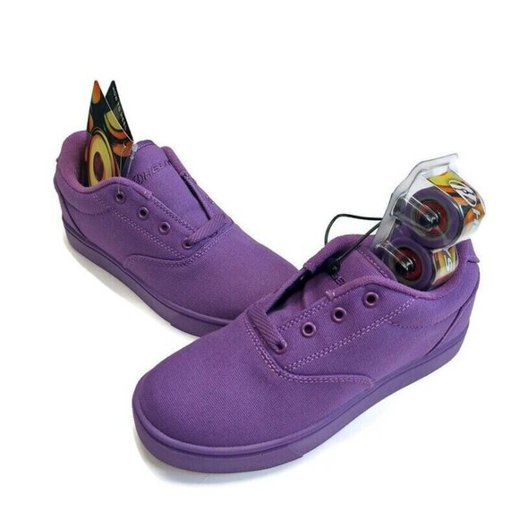HEELYS Youth Size 5 Womens 6 Launch Skate Shoes 770873H Purple Solid - Picture 4 of 8